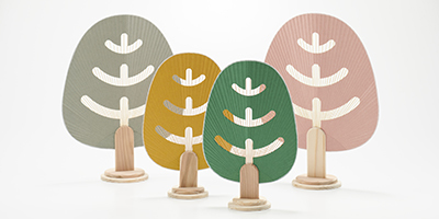 森のうちわ 団扇 森 塩見団扇